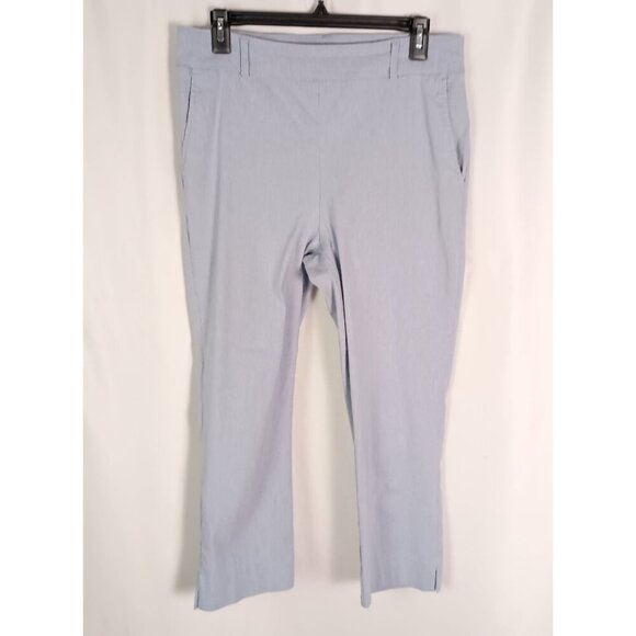 Hilary Radley Pull-On Ankle Pants Tummy Control Stretch Black Women’s Size M - Picture 1 of 6